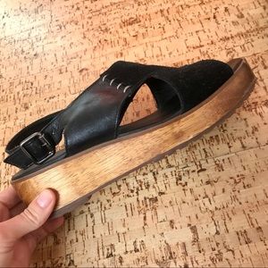 Wooden Platform Sandals